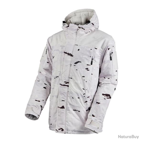 Veste grand froid Ares Hoverlaa nylon membrane ePTFE isolant - Camo neige / XS