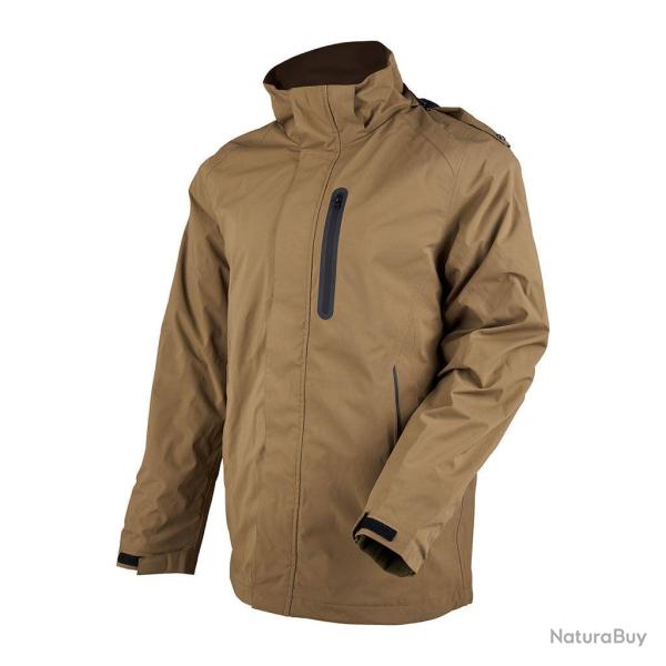 Veste imperm�able Ares Quiberon 3 en 1 � doublure polaire - Coyote / 3XL