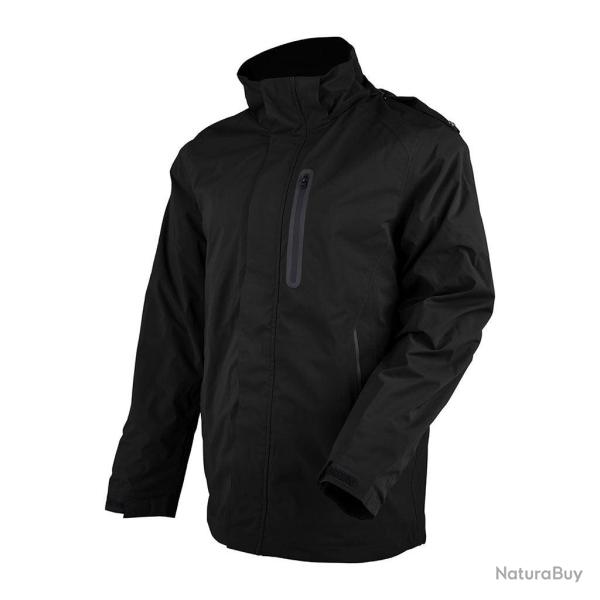 Veste imperm�able Ares Quiberon 3 en 1 � doublure polaire - Noir / XL