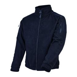 Veste polaire Ares 400 g/m&sup2; polyester renforts aux coudes - Bleu marine / 3XL