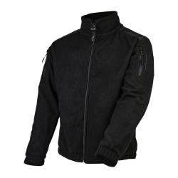 Veste polaire Ares 400 g/m&sup2; polyester renforts aux coudes - Noir / XS