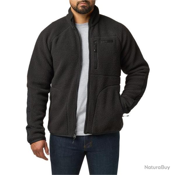 Veste polaire HQ Tech Fleece 5.11 Tactical sherpa pebble - Noir / XL