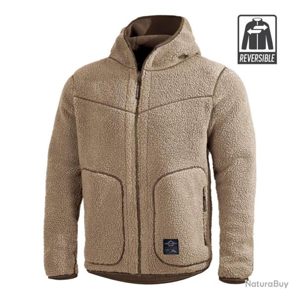 Veste polaire Pentagon Ianos Sherpa r�versible - Kaki / RAL7013 / 2XL