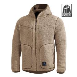 Veste polaire Pentagon Ianos Sherpa r&eacute;versible - Kaki / RAL7013 / 4XL