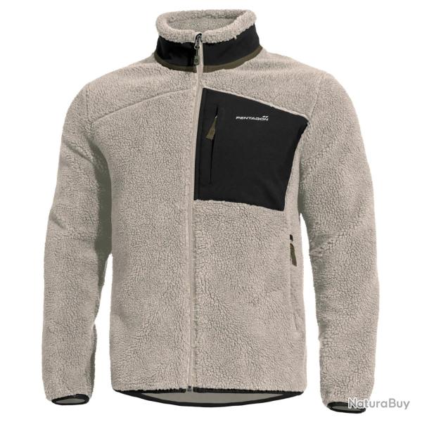 Veste polaire Pentagon Summit Sherpa en polyester haut - Tan d�sert / 3XL