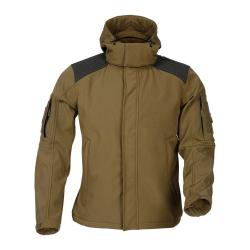 Veste softshell Ares Baroud Trex doublure polaire micro-a&eacute;r&eacute;e - Coyote / XXXL