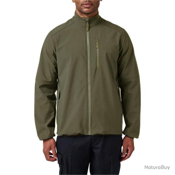 Veste softshell Duty 5.11 Tactical tissu r�sistant BBP - Ranger Green / XL / Regular