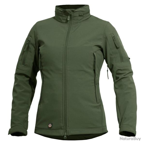 Veste softshell femme Pentagon Artaxes membrane Storm|Tex - Vert olive / S