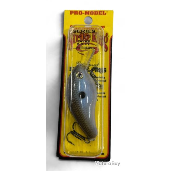Leurre Strike King Pro Model Crankbait Series 4S Blue Gizzard Shad