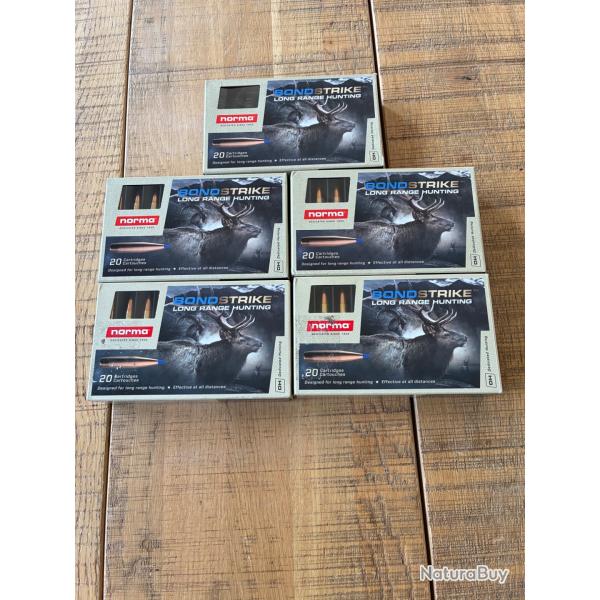 Balles 300 Win Mag. Norma - Bondstrike - 180 grains - lot de 4,5 bo�tes (90 balles)