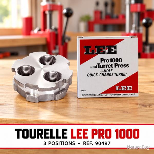 Tourelle 3 positions Lee Precision pour presse Pro 1000 - R�f. 90497
