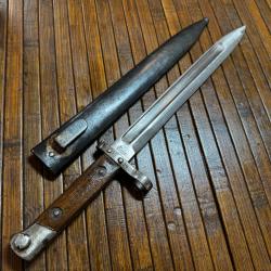 Ba&iuml;onnette Mannlicher M1895 Austro-Hongroise - Marquage rare & Reconditionnement Balkans / Est