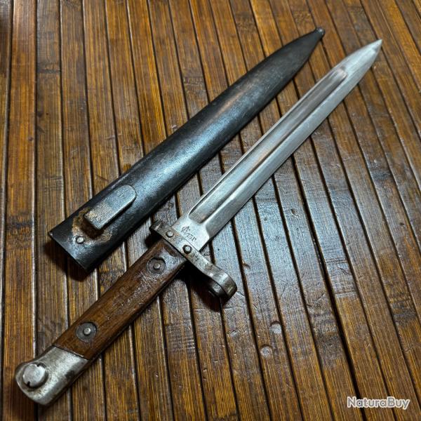 Ba�onnette Mannlicher M1895 Austro-Hongroise - Marquage rare & Reconditionnement Balkans / Est