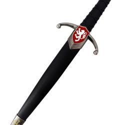 Dague d'ornement Decore heaume templier   de 39 cm