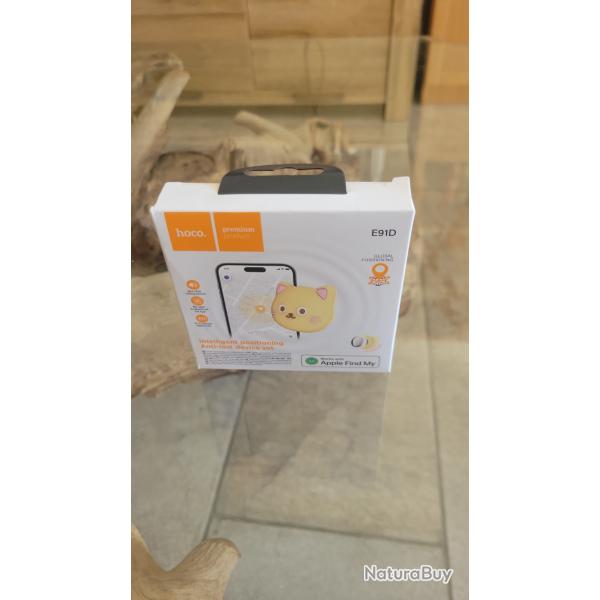 NEUF - LOCALISATEUR TRACEUR HOCO E91D EN FORME DE CHAT - APPLE LOCALISER - ANTI-PERTE