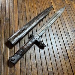 Ba&iuml;onnette austro-hongroise 1895 - rare variation pour &laquo; troupes techniques &raquo; - fabrication F.G.G.Y