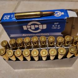 Cartouches 270 winchester PPU en 130 grs