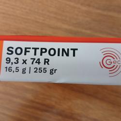 9.3 X 74R GECO SP 255gr boite 20