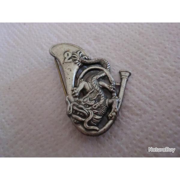 insigne 2� bataillon de chasseurs a pieds  cor a gauche  / drago paris