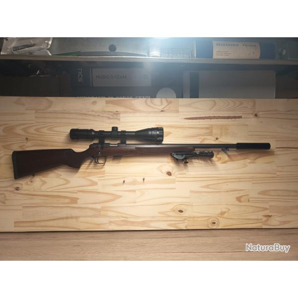 Carabine CZ 457 varmint 22 lr + RDS+ lunette + bipied