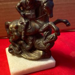 Statue St.Georges bronze