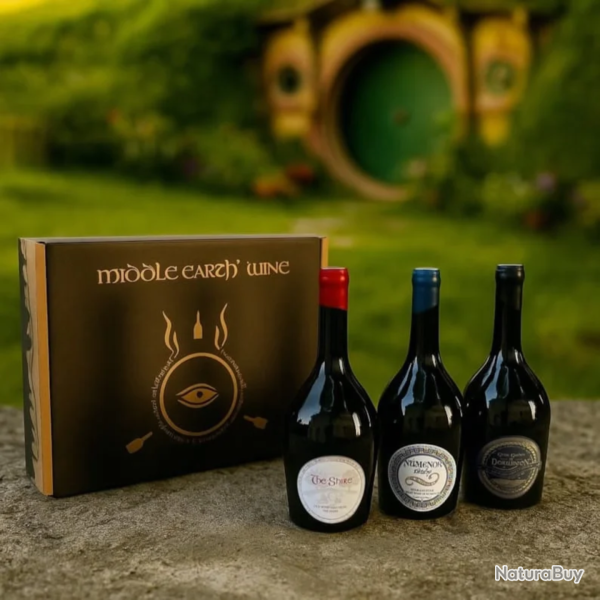 Coffret vins 3 bouteilles Le seigneur des Anneaux - Vignobles Bardet 3x 75cl