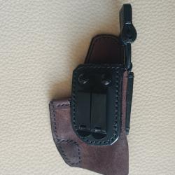Holster en cuir "Inside" IWB, Droitier, pour GLOCK 26