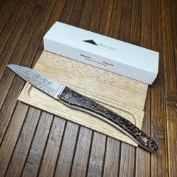 Couteau pi&eacute;montais manche en lavande charles Canon