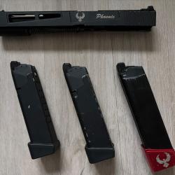 Chargeurs + culasses gbb type glock