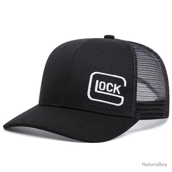 Casquette Glock respirante - Noir