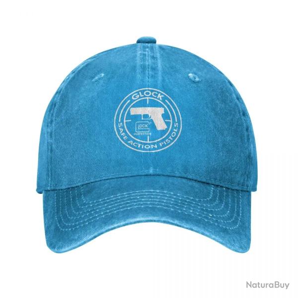 Casquette Glock Safe Action - Bleu clair / Adjustable