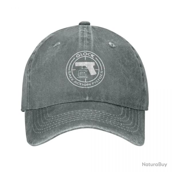 Casquette Glock Safe Action - Gris clair / Adjustable