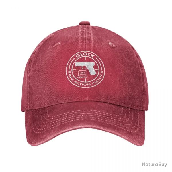 Casquette Glock Safe Action - Rouge / Adjustable