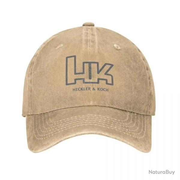 Casquette r�tro Heckler Koch HK - Marron / Taille unique