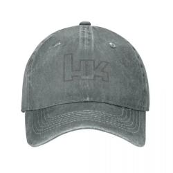 Casquette r&eacute;tro Heckler Koch HK - GRIS / Taille unique