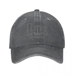 Casquette r&eacute;tro Heckler Koch HK - GRIS FONC&Eacute; / Taille unique