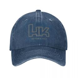 Casquette r&eacute;tro Heckler Koch HK - Bleu marine / Taille unique