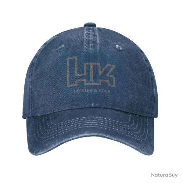 Casquette r�tro Heckler Koch HK - Bleu marine / Taille unique