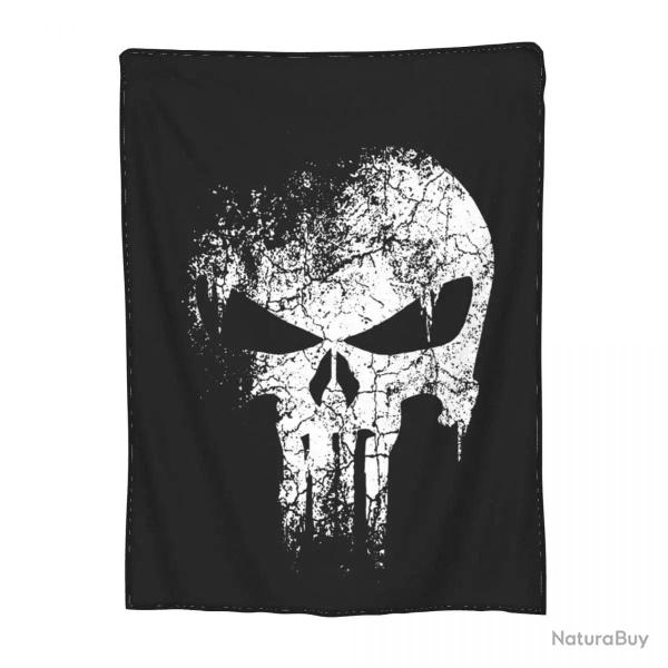 Couverture Punisher en flanelle - 200x150cm
