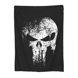 Couverture Punisher en flanelle - 125x100cm