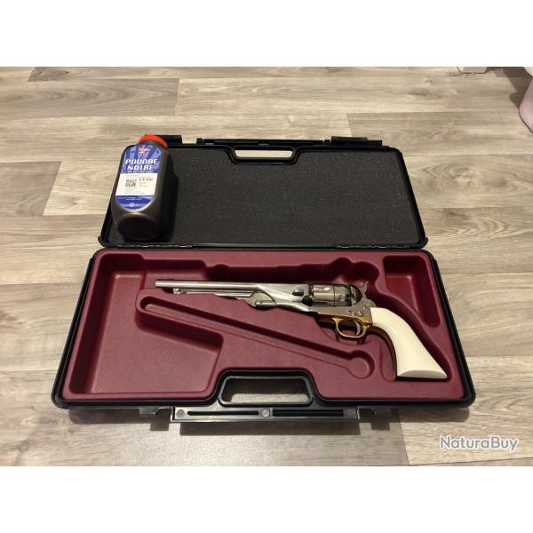 PIETTA 1860 ARMY OLD SILVER