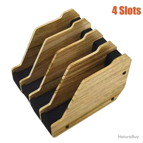 Porte-pistolet bois 4/6 emplacements AIRFIGHTING - 4 emplacements