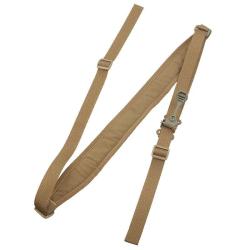 Sangle fusil AP Tactical 2 points M4 AK - Marron