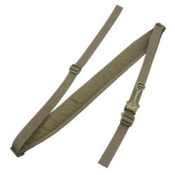 Sangle fusil AP Tactical 2 points M4 AK - Vert arm&eacute;e