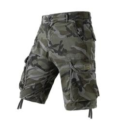 Short cargo camo multi-poches YK Tactical - Gris / XL