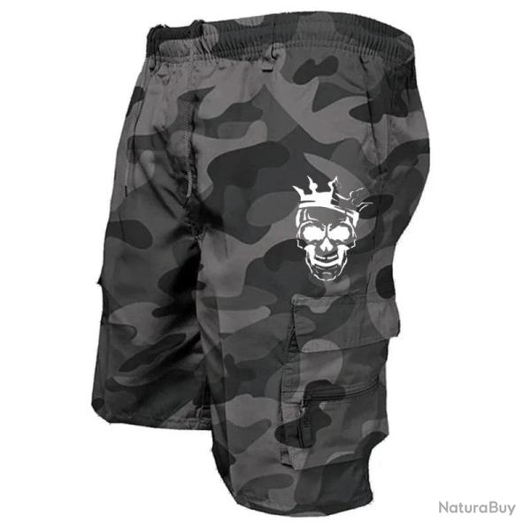 Short tactique Sentinel Urban multi-poches - Camouflage gris / 3XL