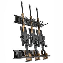 Support mural fusil acier 3 emplacements