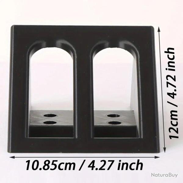 Support mural Glock universel ZH Tactical - 2 emplacements