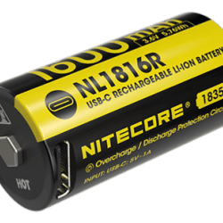 Accu 18350 Nitecore NL1816R 1600 mAh USB-C