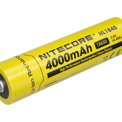 Accu 18650 Nitecore NL1840 4000 mAh